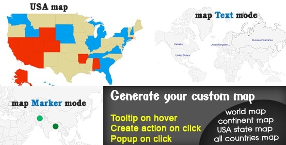 Custom Interactive Map Generator - CodeCanyon Item for Sale