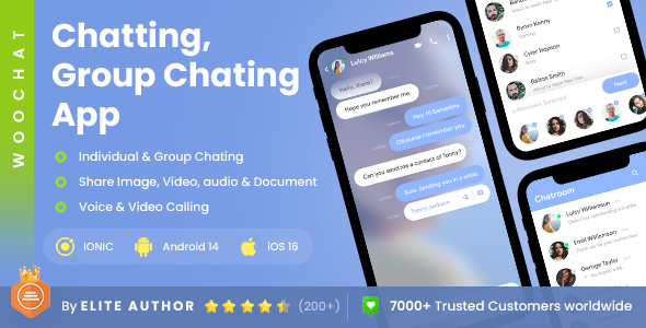 2 App Template| Chatting App| Group Chatting App| Audio Video Calling App| WooChat - CodeCanyon Item for Sale