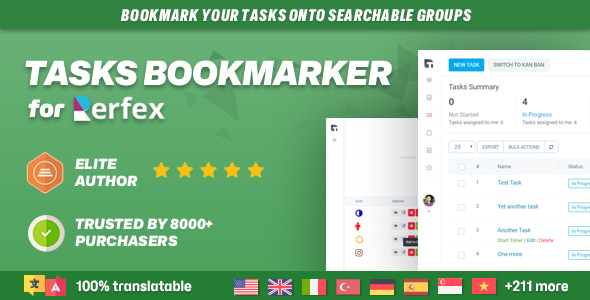 Task Bookmarks - Smart Task Organization Module for Perfex CRM - CodeCanyon Item for Sale