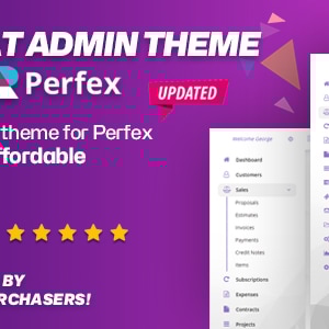Perfex CRM Flat Theme - Clean & Smart Admin Interface by themesic ...