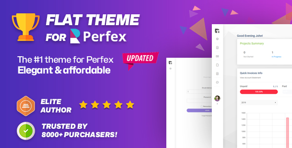 Perfex CRM Flat Theme - Clean, Responsive & Smart Customers UI - CodeCanyon Item for Sale