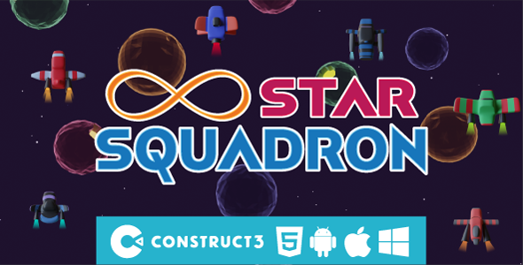 Infinity Star Squadron - HTML5 Mobile Game - CodeCanyon Item for Sale
