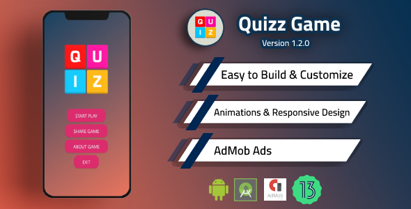 Quizz Game with Admob - CodeCanyon Item for Sale