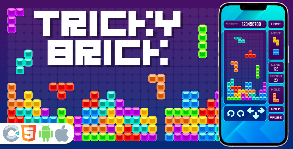 Premium Game - Tricky Brick Game - HTML5,Construct3 - CodeCanyon Item for Sale