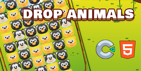 Drop Amimals - Html5 (Construct3) - CodeCanyon Item for Sale