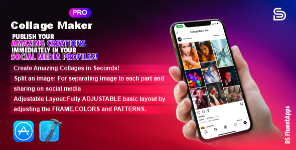 Collage Makers Pro | Full iOS Native Application - CodeCanyon Item for Sale