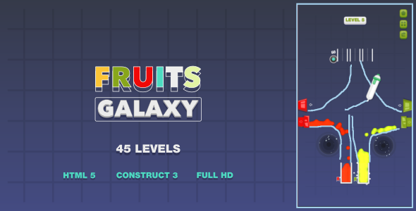 Fruits Galaxy - HTML5 Game (Construct3) - CodeCanyon Item for Sale