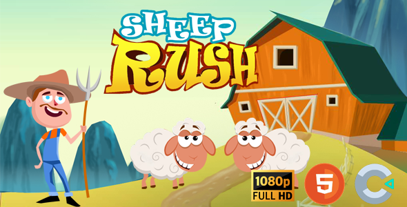 Sheep Rush | Hypercasual game (construct 3) - CodeCanyon Item for Sale