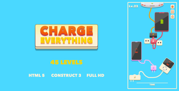 Charge Everything - HTML5 Game (Construct3) - CodeCanyon Item for Sale