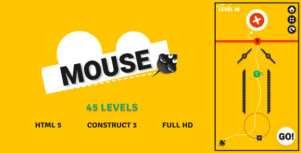 Mouse - HTML5 Game (Construct3) - CodeCanyon Item for Sale