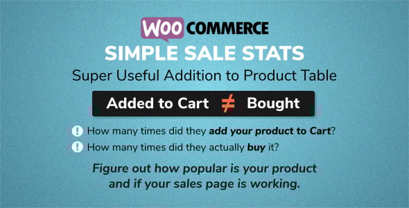 Woo Simple Sale Stats - CodeCanyon Item for Sale