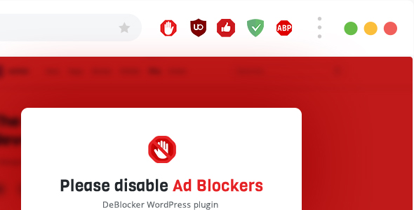 DeBlocker – Anti AdBlock for WordPress - CodeCanyon Item for Sale