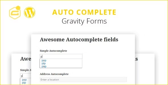 Gravity Forms Autocomplete (+address field) - CodeCanyon Item for Sale