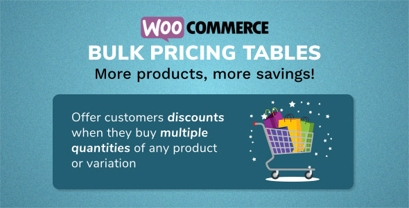 Woo Bulk Pricing Tables - CodeCanyon Item for Sale