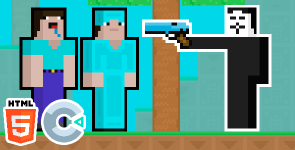 Noob vs Pro Help Hacker - HTML5 Game - Construct 3 - CodeCanyon Item for Sale