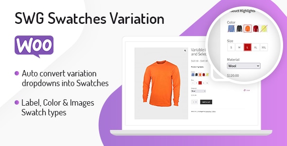 SWG Swatches Variation - WooCommerce WordPress Plugin - CodeCanyon Item for Sale