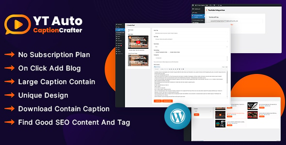 YT Auto - AI Writing Assistant and Video Content Generator WordPress Plugin - CodeCanyon Item for Sale