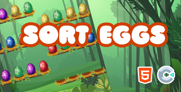 Sort Eggs - Html5 (Construct3) - CodeCanyon Item for Sale
