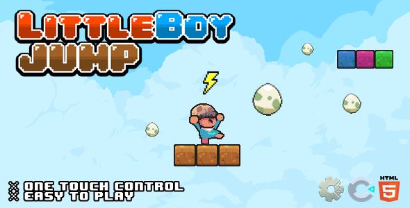 Little Boy Jump - Construct Game - CodeCanyon Item for Sale