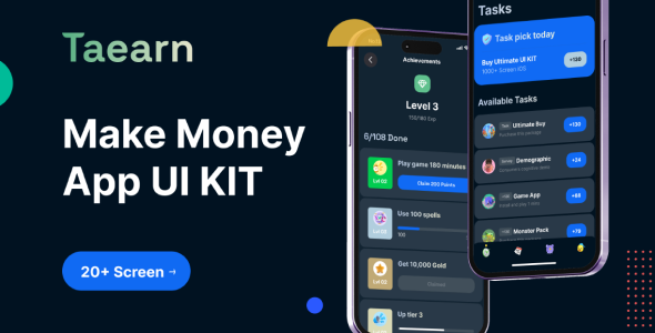 Taearn - Make Money React Native App Template - CodeCanyon Item for Sale