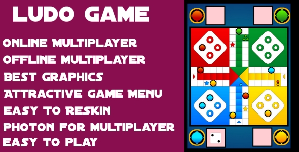 Ludo Game Source Code for Unity: 2-4 Player, Offline/Online Modes, Photon Multiplayer - CodeCanyon Item for Sale