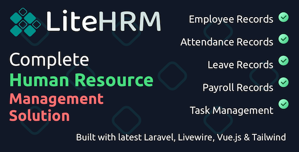 Lite HRM - Advance HRM Solution for Leave, Attendance, Payroll & Task - CodeCanyon Item for Sale