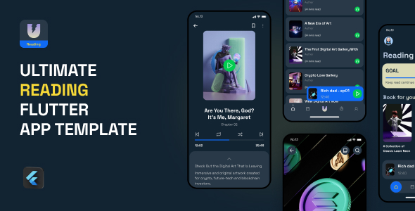 Utilmate – Reading Flutter App Template - CodeCanyon Item for Sale