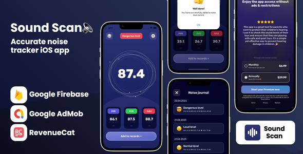 Sound Scan - iOS App Source Code - CodeCanyon Item for Sale