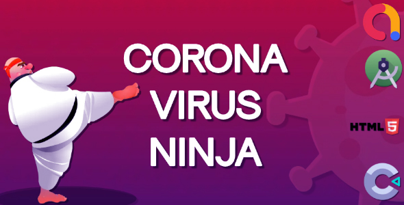 CoronaVirus Ninja – HTML5 + Construct 3 + Android Studio - CodeCanyon Item for Sale
