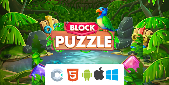 Junlge Block Puzzle ( Construct 3) - CodeCanyon Item for Sale