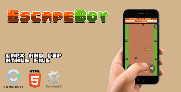 Escape Boy - Construct Game - CodeCanyon Item for Sale