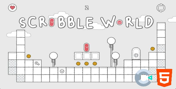 Scribble World HTML5 Game - Construct 3 - CodeCanyon Item for Sale