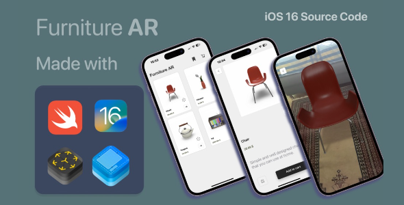 Forniture AR, iOS app with ARKit - CodeCanyon Item for Sale