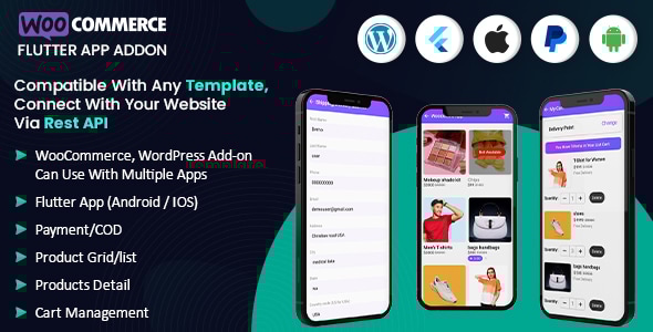WooCommerce Addon For Flutter App - CodeCanyon Item for Sale