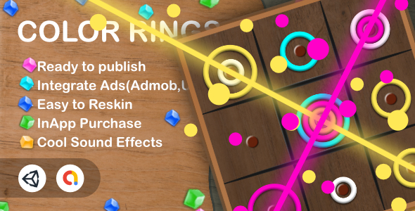 Color Rings (Unity Game+Admob+iOS+Android) - CodeCanyon Item for Sale