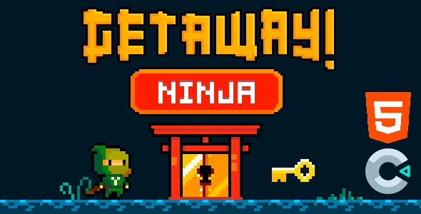 Get Away Ninja HTML5 Game - Construct 3 - CodeCanyon Item for Sale