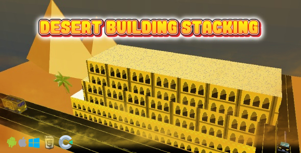 Desert Building Stacking | Construct 3 | HTML Game - CodeCanyon Item for Sale