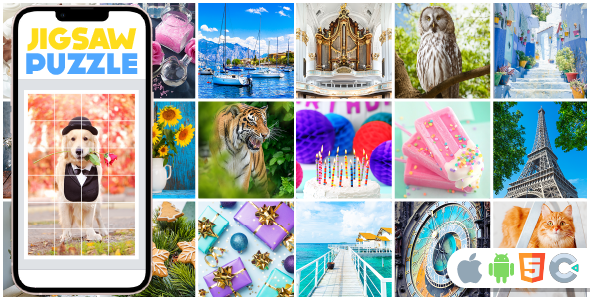 JigsawPuzzle - HTML5 Construct 3 - CodeCanyon Item for Sale