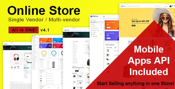 Online Store - All in One Multi vendor Laravel eCommerce Platform - CodeCanyon Item for Sale