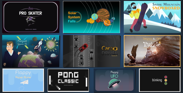 Bundle: 10 Games 2 | HTML5 Construct Games - CodeCanyon Item for Sale