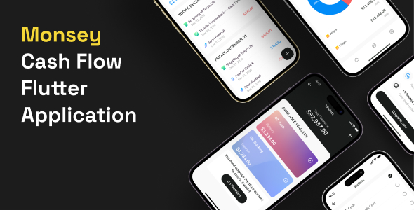 Monsey - Cashflow Flutter Full Application - CodeCanyon Item for Sale