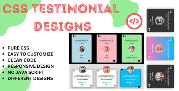 Testimonial Design with Effects - CodeCanyon Item for Sale