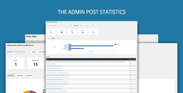 The Admin Post Statistics - CodeCanyon Item for Sale