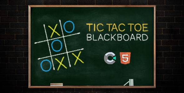 Tic Tac Toe Blackboard (Construct 3 - HTML5) - CodeCanyon Item for Sale