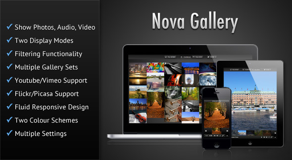 Nova Gallery - Responsive HTML5 Multimedia Gallery - CodeCanyon Item for Sale