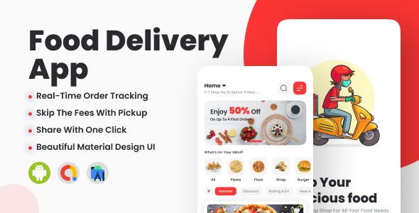 Food Delivery App UI Template - Android - CodeCanyon Item for Sale