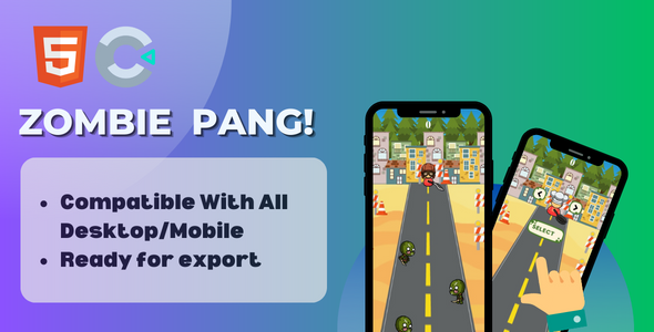 Zombie Pang! - HTML5 - Construct 3 - CodeCanyon Item for Sale