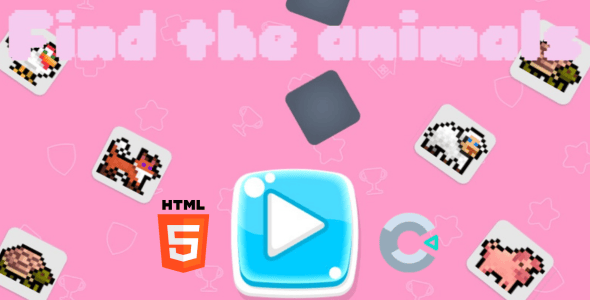Find the animals - Memory Game - CodeCanyon Item for Sale