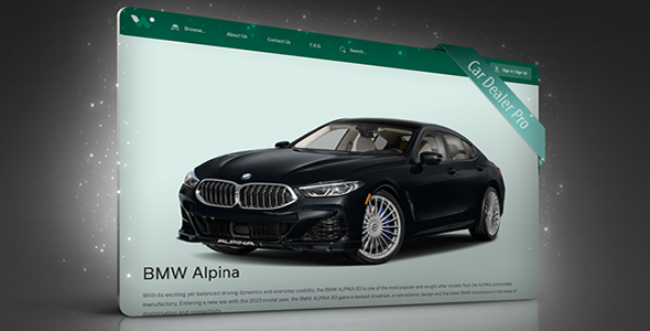 Car Dealer Pro - CodeCanyon Item for Sale