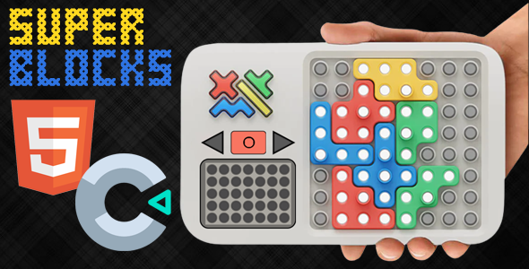 Super Blocks Puzzle (HTML5 Game - Construct 3) - CodeCanyon Item for Sale